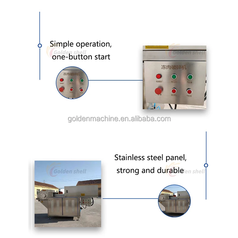 Good Quality Labor Saving Frozen Pork Frozen Meat Processing Machines Frozen Meat Cutter Machines