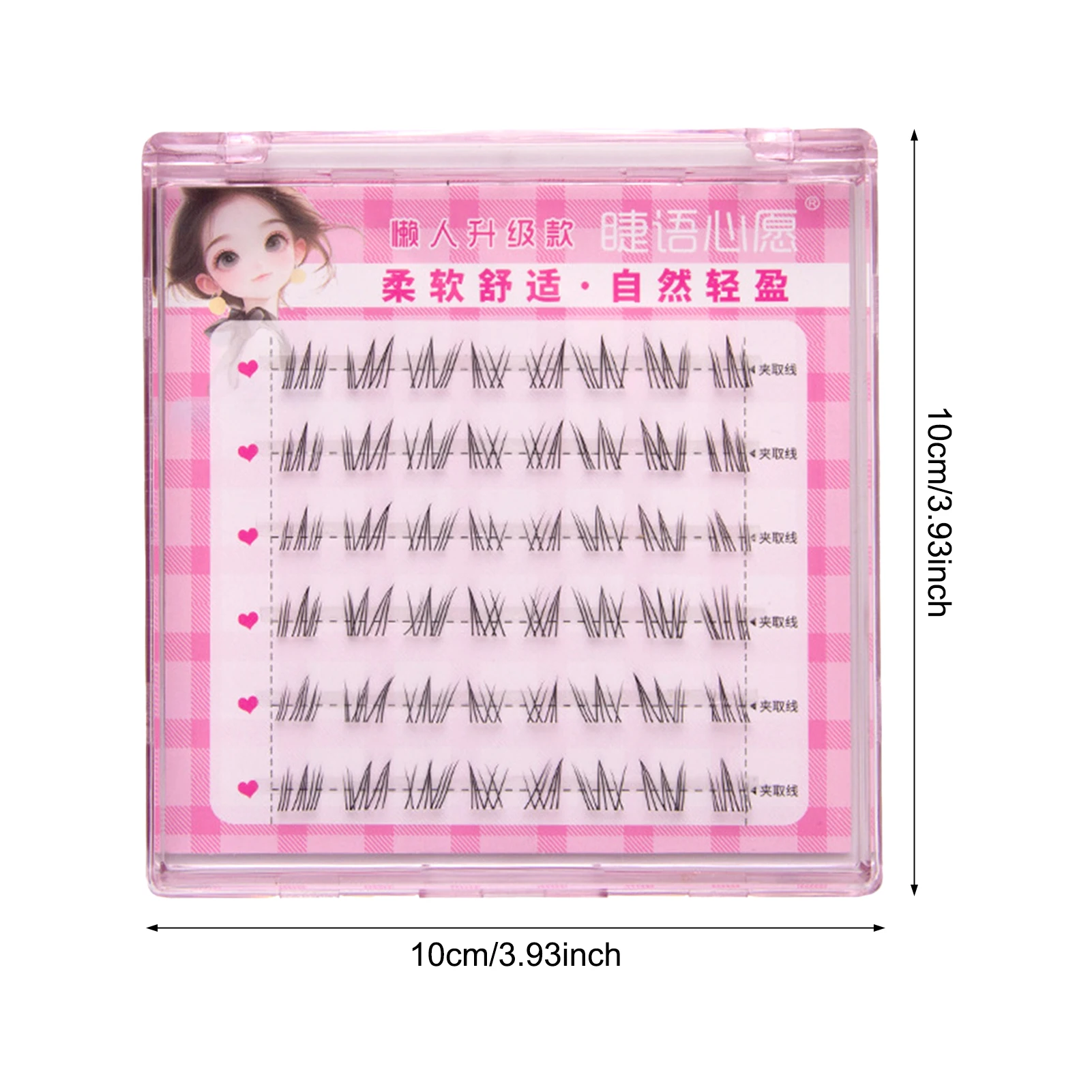 Estensioni delle ciglia inferiori fai-da-te Morbide e sottili naturali sotto le ciglia finte grappole individuali ciglia Donne Ragazze Forniture cosmetiche