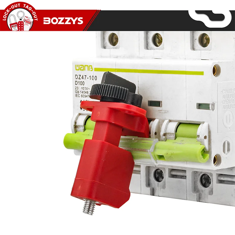 BOZZYS Miniature Circuit Breaker Lockout Electrical MCB Lockout-Tagout Device Industrial Safety Lock Electrical LOTO Locks