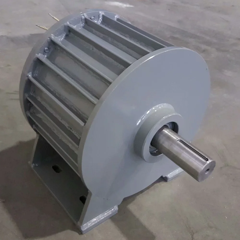 50KW  Low Speed 380V 440V  Gearless Permanent Magnet Generator AC Alternators  Use For Wind Turbine  Water Turbin