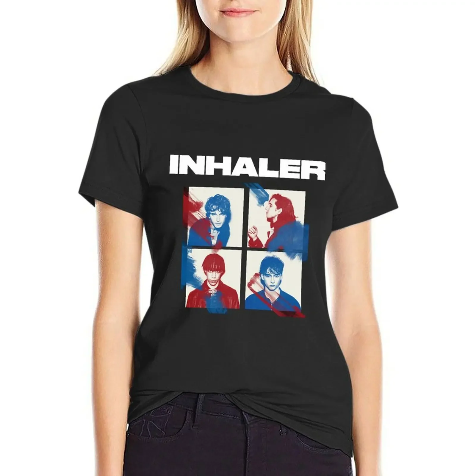 

Inhaler band Classic T-Shirt plus size tops graphics Aesthetic clothing Short sleeve tee Women clothes