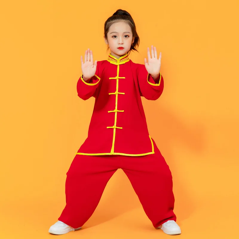 

Children Adult Martial Arts Set Kung Fu Outfits 2024 Chinese Tai Chi Wushu Clothes Traditional Vintage Wing Chun Shaolin Costume