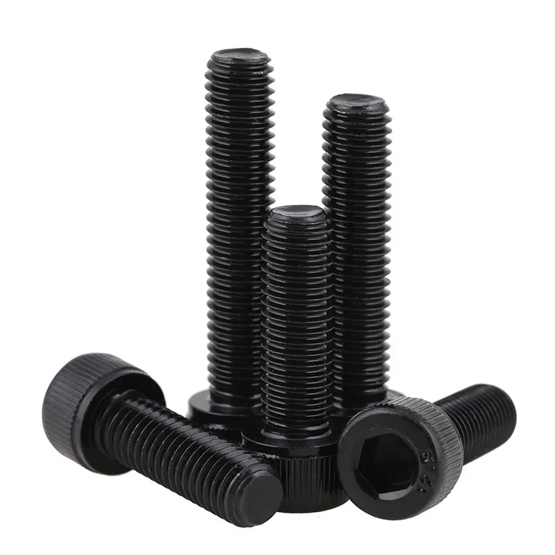 Left Hand Rotate Thread Black 12.9 Grade Steel Allen Hex Hexagon Socket Screw Bolt M4 M5 M6 M8 M10 M12 M16