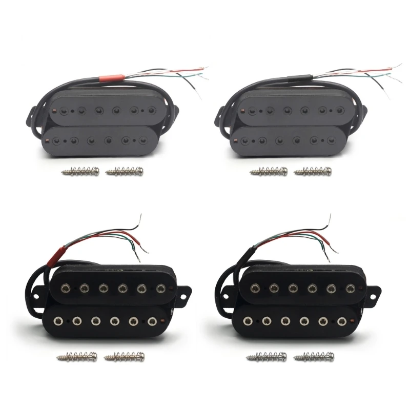 Professional 6 String Humbucker Pickup With Double Coil High Sensitivity