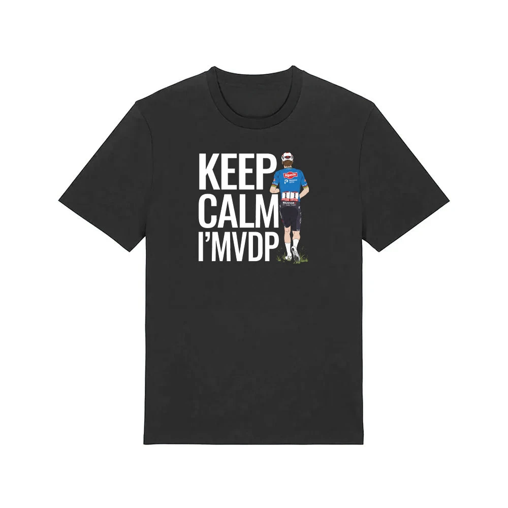 KEEP CALM I'M MVDP Bicycle Riding T-Shirt 100% Cotton Graphic Tee Men Women Summer Streetwear Top