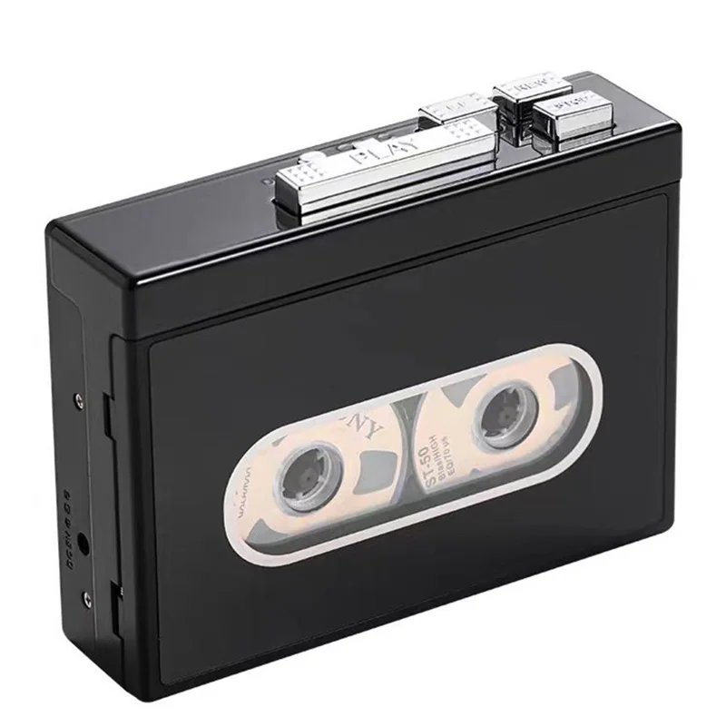 Retro USB-to-Cassette Portable Player Multi-Functional Tape Recorder MP3 Converter Player with Headphone Jack And Pause Function