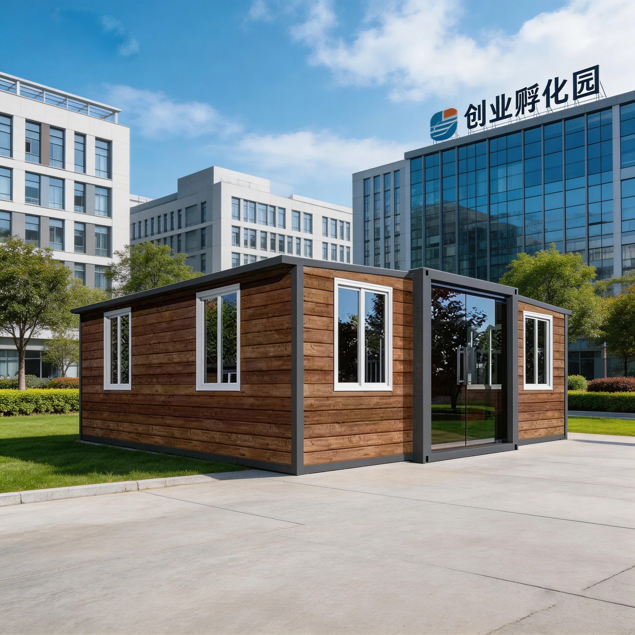 Expandable Wing-Type 40ft Container House Luxury Movable Prefab House container house prefab houses shipping container home