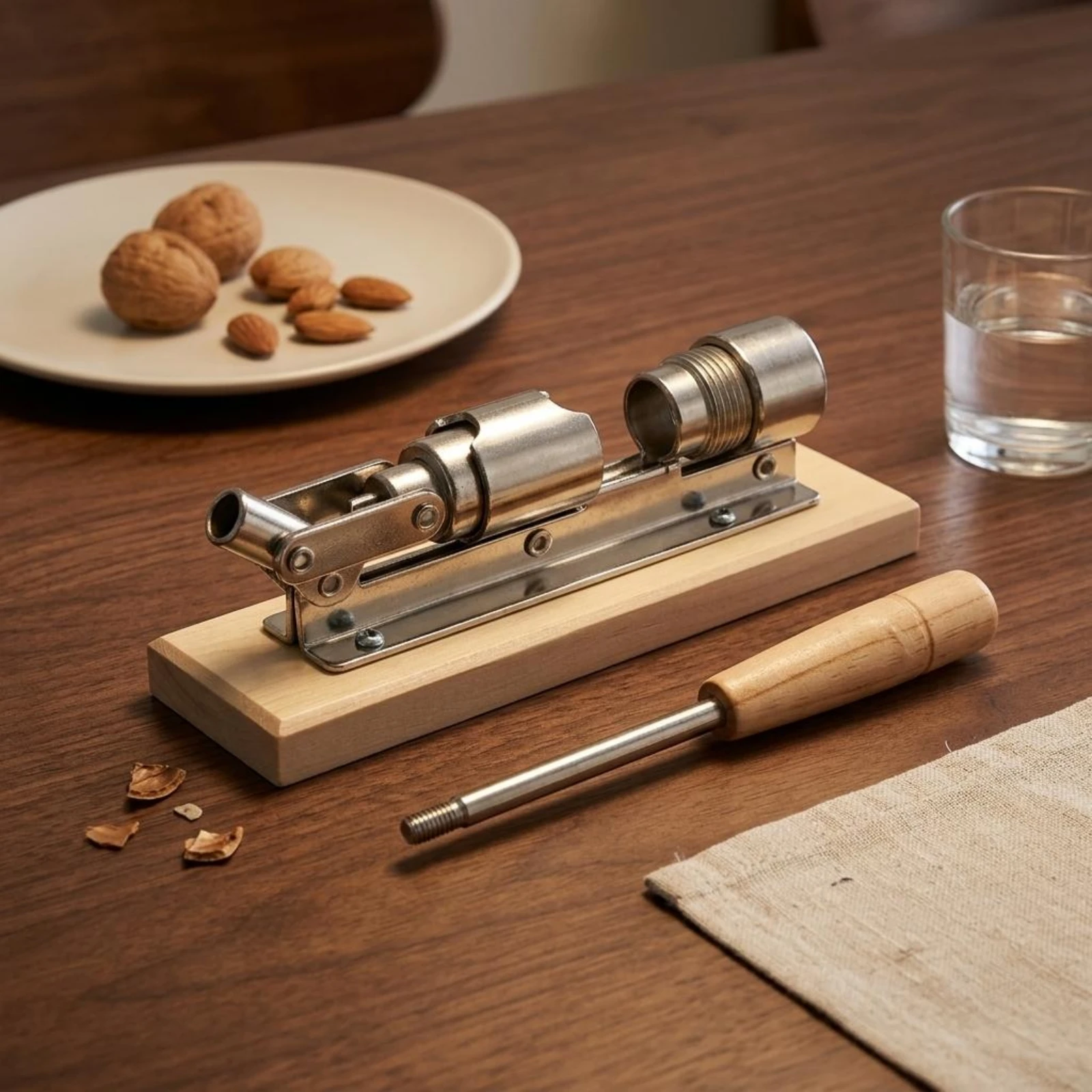 Walnut Nut Splitter Stainless Steel Hand-Operated Nut Nut Splitter