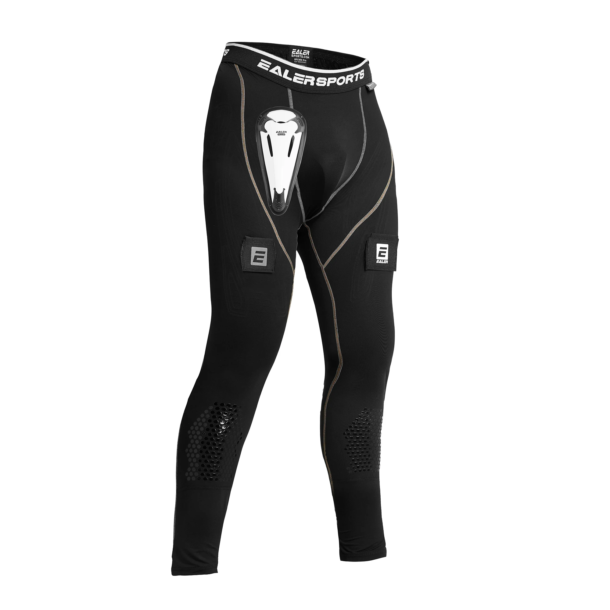 EALER Men’s Cut‑Resistant Compression Hockey Pants with Bio‑Flex Protective Cup – Jock Briefs for Men & Boys