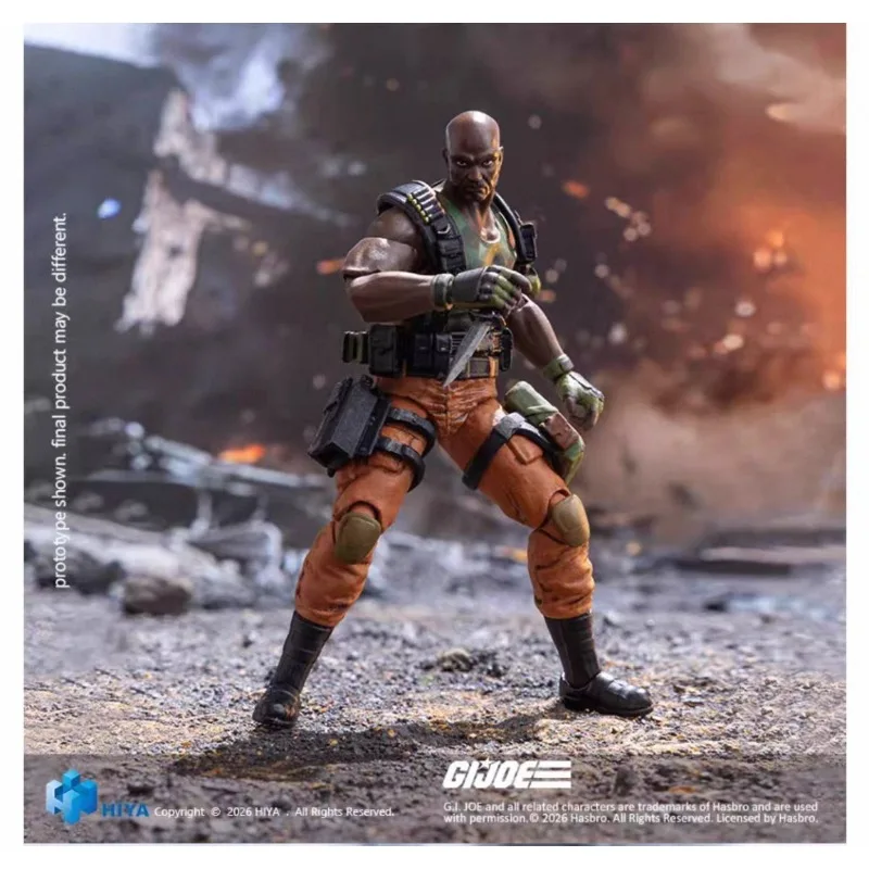【Pre-sale December 2026】New Original HIYA EXQUISITE MINI G.I.JOE CLASSIFIED SERIES RoadBlock Action Figure Model Gift