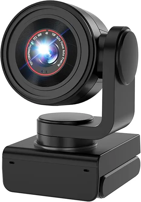 2026 MT-VIKI 4K AI Webcam with PTZ, TOF 0.2s Autofocus HDR 92°Wide Angle 4K 30/1080P 60 Gesture Control&Subject Tracking