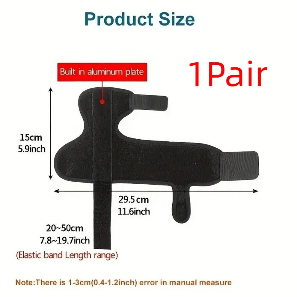 Ergonomic Bunion Corrector Breathable Adjustable Strap Big Toe Straightener Black Bunion Protector Toe Separator Men/Women