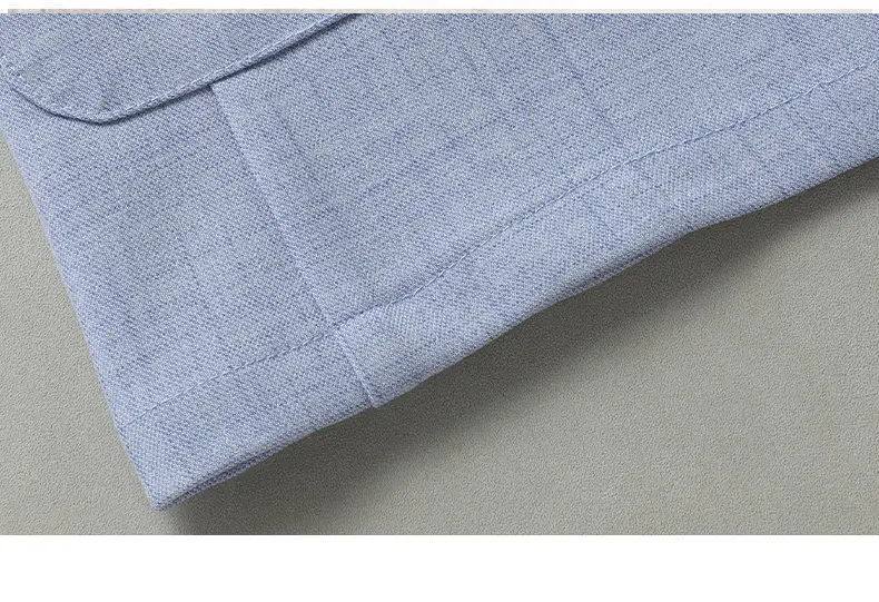 30% Leinen-Blazer - Stilvoller Business-Anzug für Herren im Britischen Gentleman-Stil, Trendiger Atmungsaktiver und Vielseitiger Casual-Blazer – Detail 20