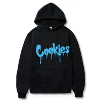2025 New Anime Cookies Printed Fleece Men's Autumn and Winter Men's and Women's Sweatshirts Hoodies
