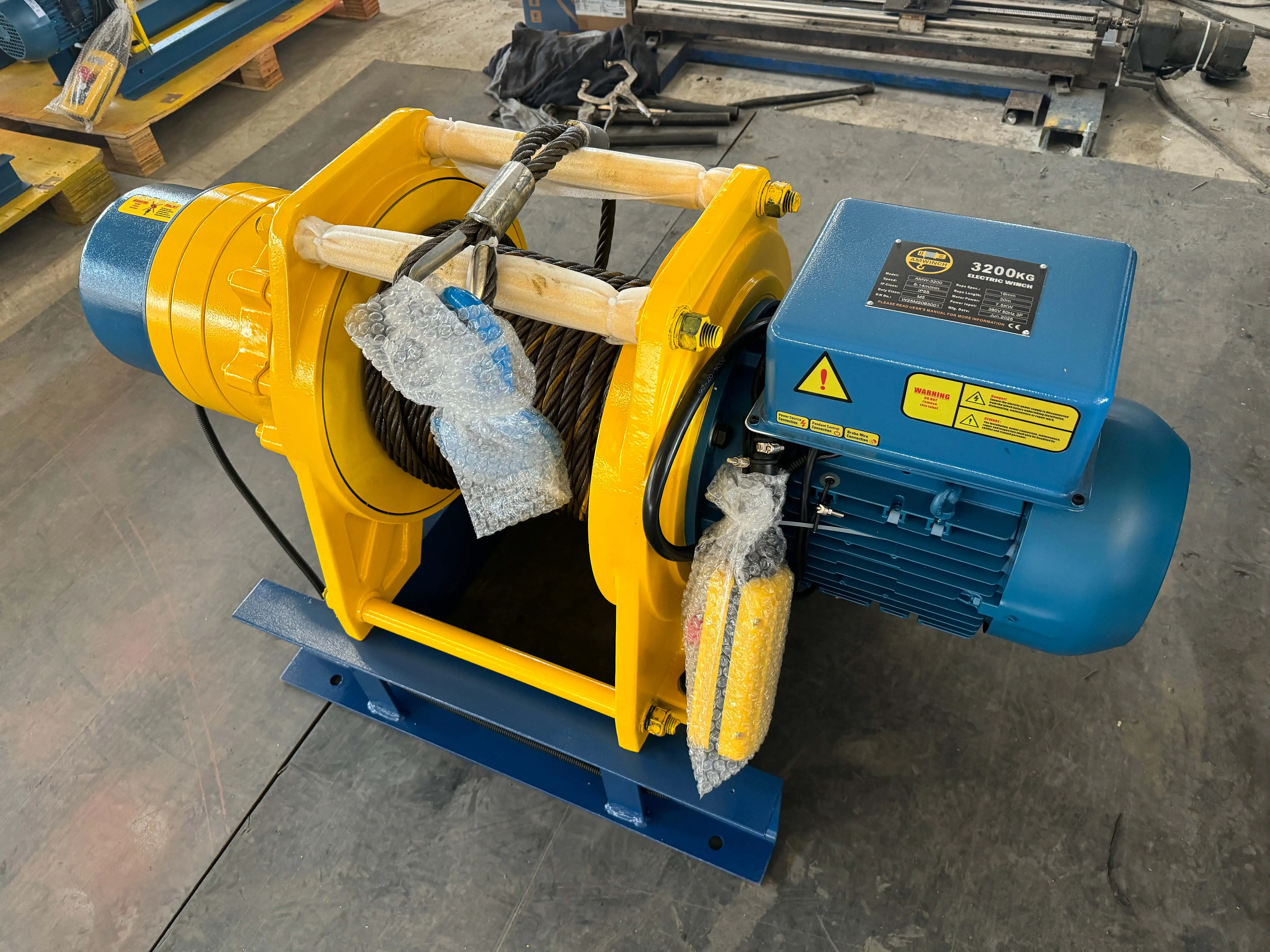 1Ton 220V 240V 380V Electric Wire Rope Winch IP55 CE for Cabrestante Lifting Construction Marine Winch Pulling Machine Pro