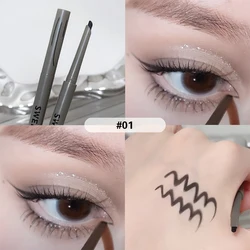 Matte Lying silkworm Eyeliner Gel Pen Waterproof Not Blooming Quick Drying Eye Liner Pencil Tea Brown Eye Shadow Pen Makeup