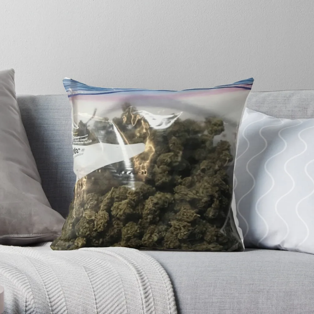 Weed Marijuana Extra Zip Pillow and Throw Pillow sofa covers for living room Custom cushion