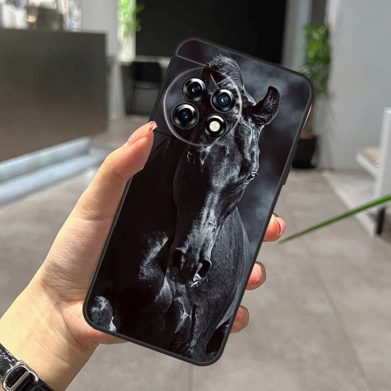 Animal Steed Horse Phone Case For OnePlus 11 9 10 Pro 11R 9RT 10T Ace OnePlus Nord N10 N20 2T CE 2 Lite Cover