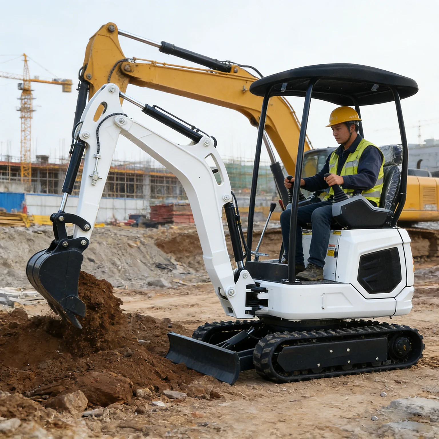 

1800kg small excavator, 1.8-ton mini excavator, complete EPA CE, strong passability, outstanding cost-effectiveness