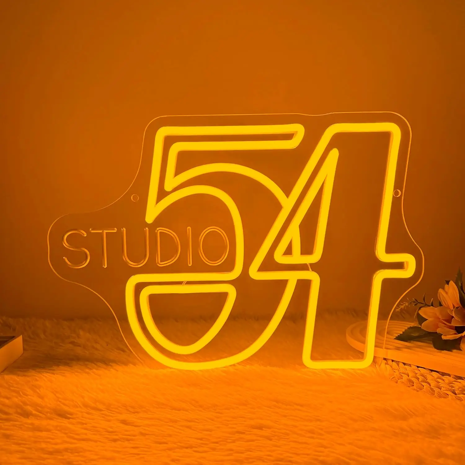 

Неоновая вывеска Allball Studio 54 с USB-подключением и LED-подсветкой для дома, бара, студии, клуба, игровой комнаты, спальни, декор для любителей музыки, подарок