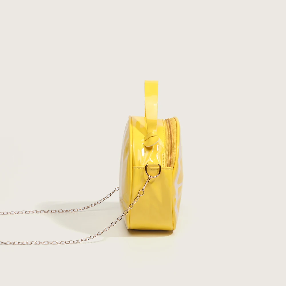 حقيبة عصرية على شكل حمضيات الليمون والفواكه، حزام كتف قابل للتعديل وقابل للفصل، مناسبة لكل موسم، طازجة وحلوة Y2K