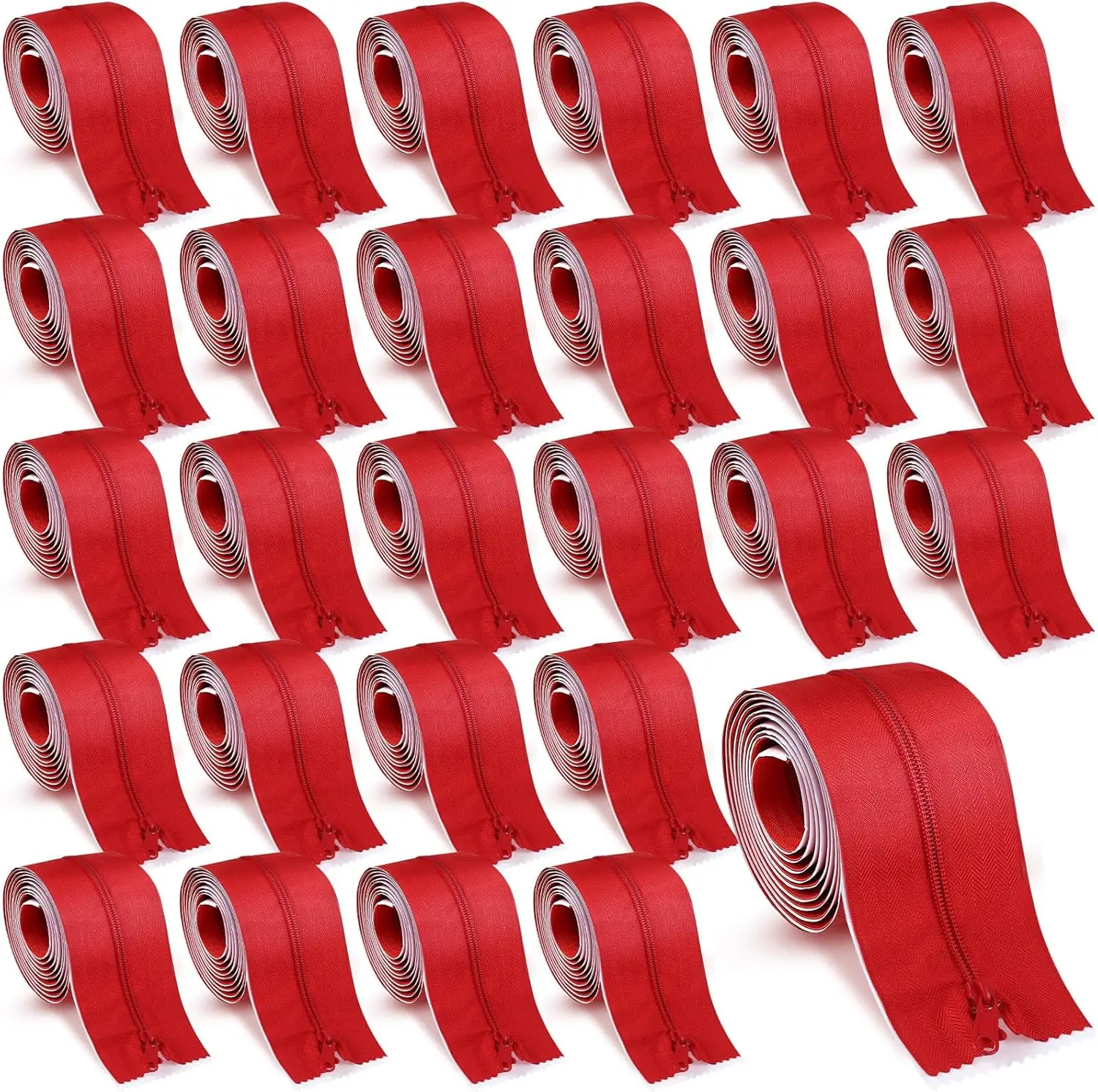 8 Rolls Heavy Duty Zipper Door for Dust Barriers 7 ft x 3 inch Self Adhesive Construction Zipper for Greenhouse Tent Accessories