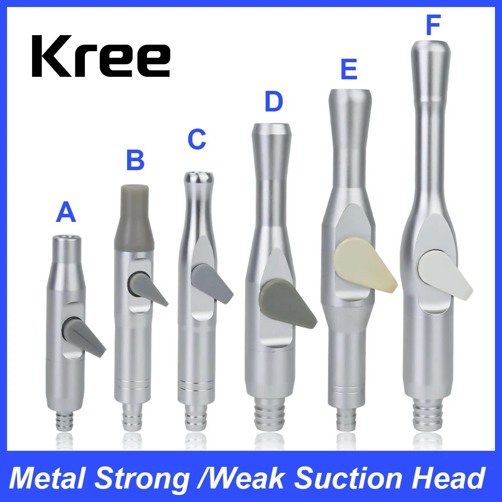 

Dental Saliva Ejector Suction Valves Tip Adaptor Strong/weak Suction Head With Switch Dental Tool