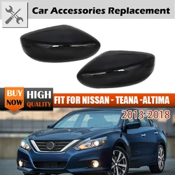 Rearview Mirror Cover For Nissan Altima 2013 2014 2015 2016 2017 Black Side Wing Mirror Cap Car Accessories 959-191 96374-3TH0A