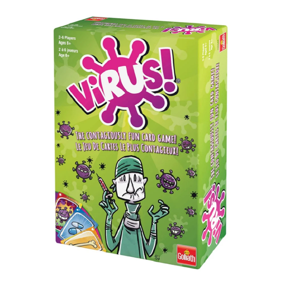 1PC Virus Virus Infection Card Parent-child Interaction Toy Family Gathering Card Game