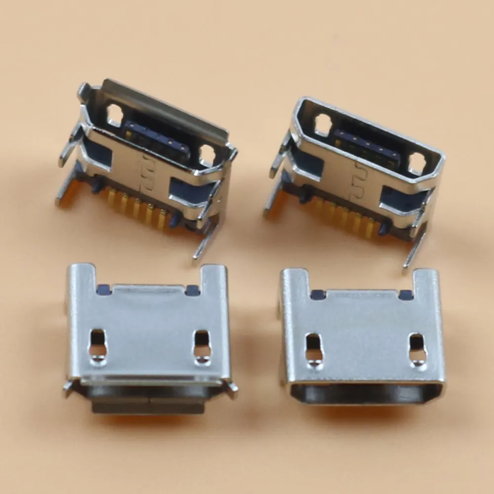 

NEW Micro USB connector 5pin seat Jack Micro usb DIP4 Legs Four legs Inserting plate seat mini usb connector For Mobile phone