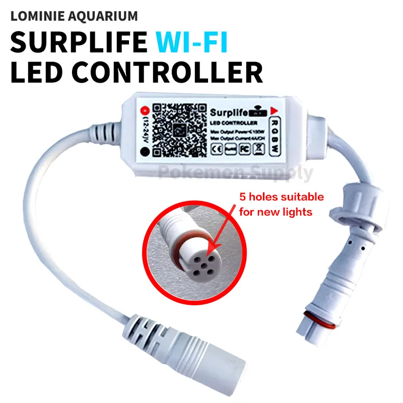 Sterownik LED Lominie Aquarium Surplife Wifi, tylko do nowych oświetleniów RGBW