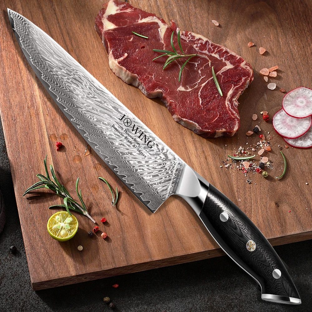 주방 칼 고품질 스테인레스 스틸 다마스커스 요리사의 칼 - High Tech Kitchen Accessories 리뷰 및 가격