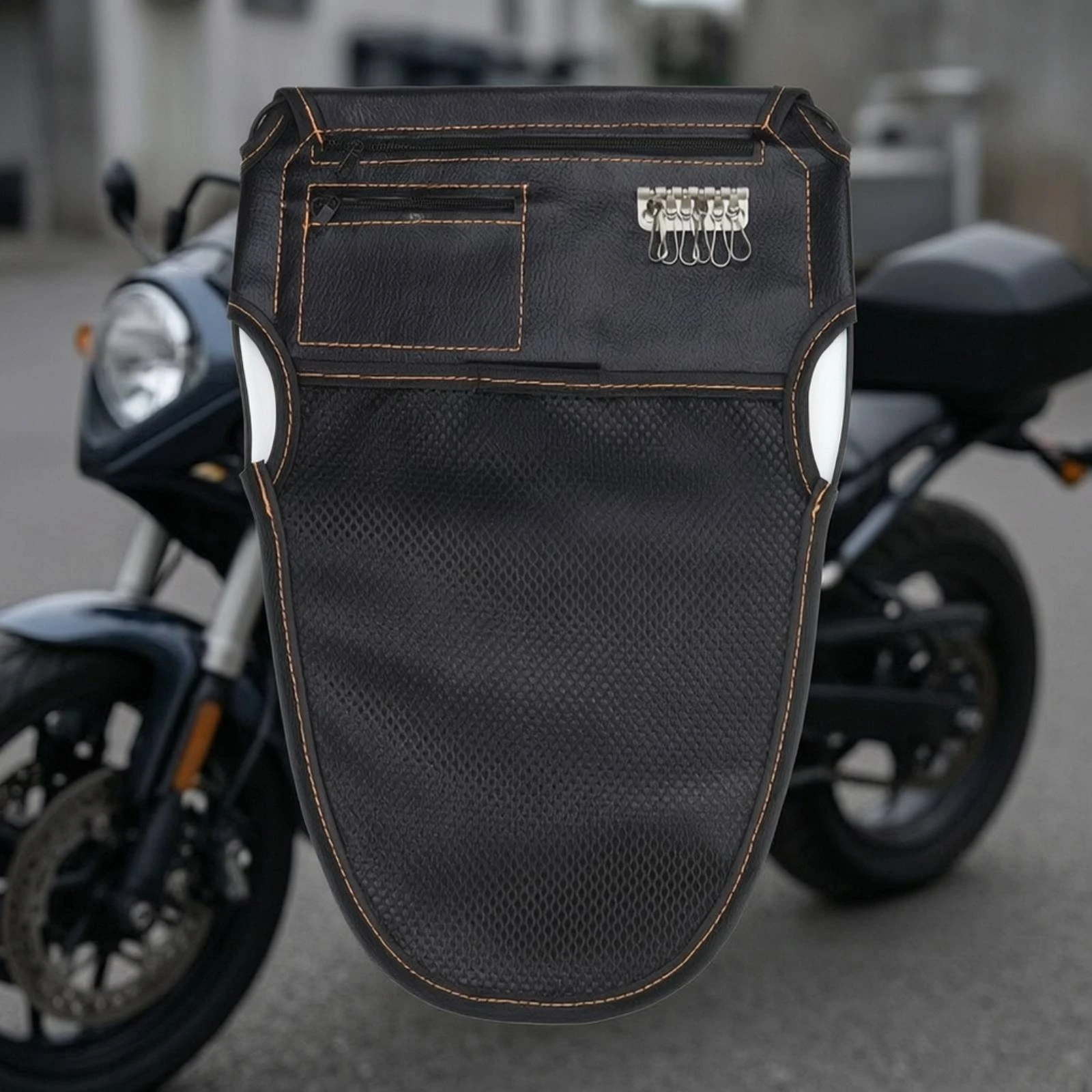 Motorcycle Seat Organizer Easy to Install Motorcycle Seat Storage Bag Scooter Underseat Bag Multifunctional Large Capacity
