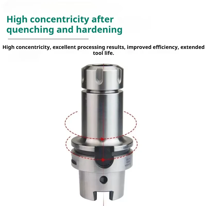 HSK63 ER Accuracy HSK63A ER16 ER20 ER25 ER32 ER40 Tool Holder HSK 63A Tool Holder Engraving Machine Bracket Tools Collets
