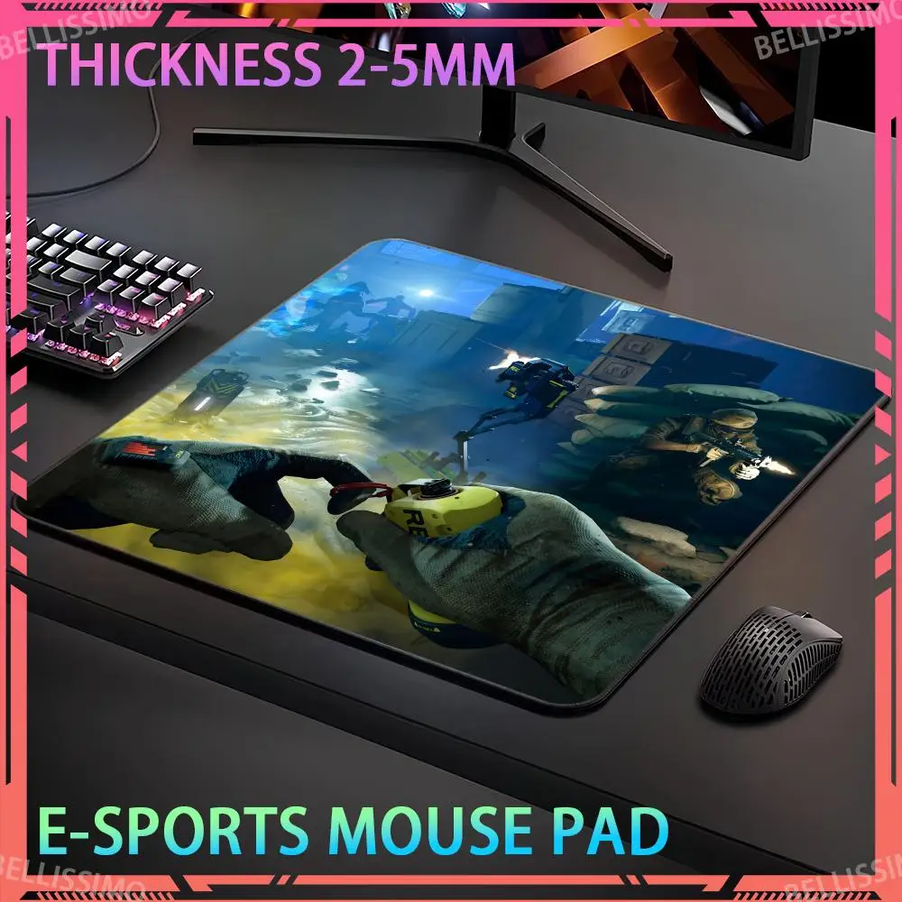 Anime small T_Tom Clancys Rainbow Six E_Extraction Computer Pad Gaming Mouse Pad PC Gamer Accessories Desktop mat Keyboard Pad