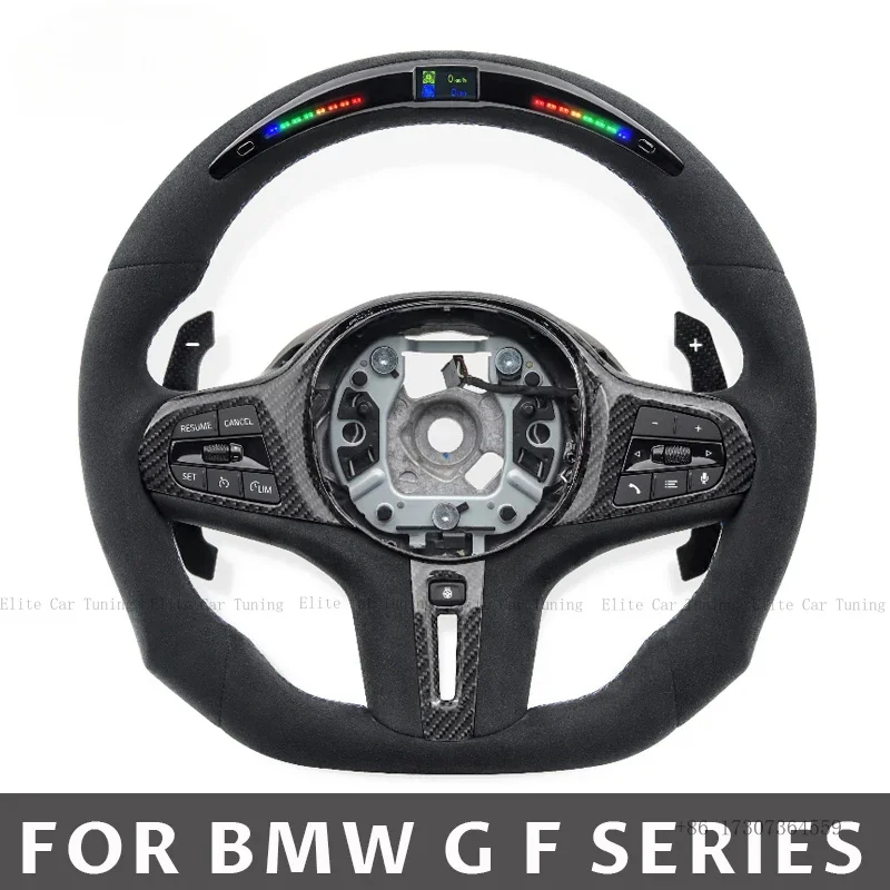 

Car LED Suede Steering Wheel for BMW F07 F10 F20 F30 F15 F40 F44 X1 X3 X6 X7 G01 G02 G05 G20 G21 G26 G29 G30 G32 G42 G80 G82 G87