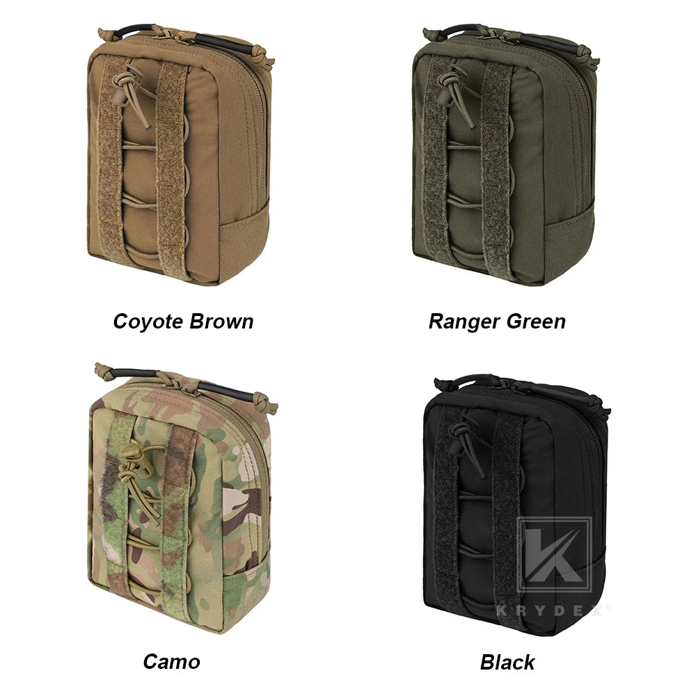KRYDEX Tactical Vertical GP Pouch Molle Multi Purpose Utility Storage Bag Waistbag Airsoft Hunting Outdoor Accessories - view 6