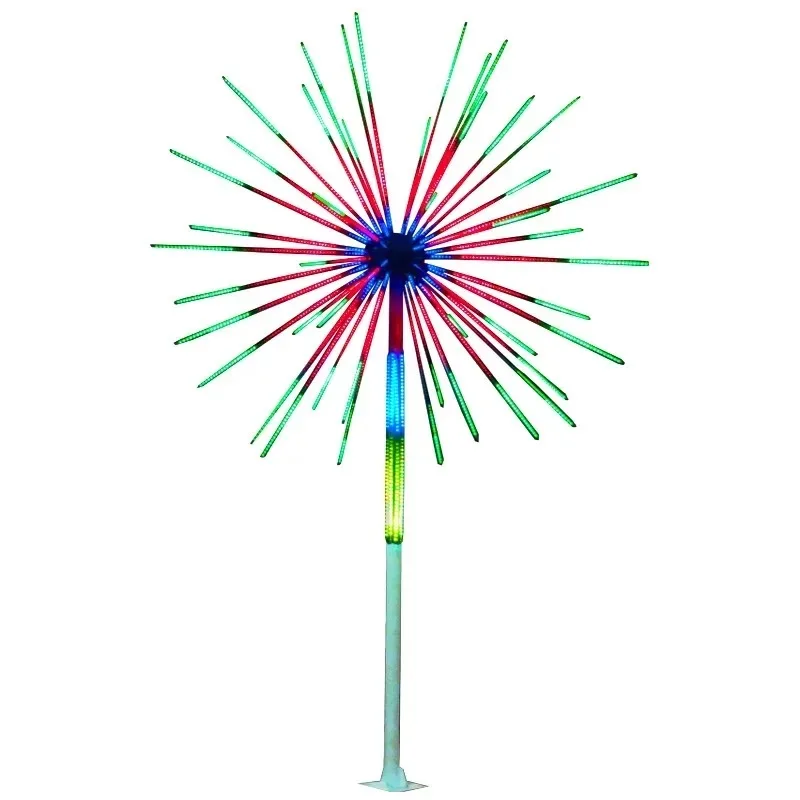 LED Lights Ot Sale Outdoor RGB LED Firework Pole Motif Light Waterproof Ip65 Outdoor Smart Firework LED Lights