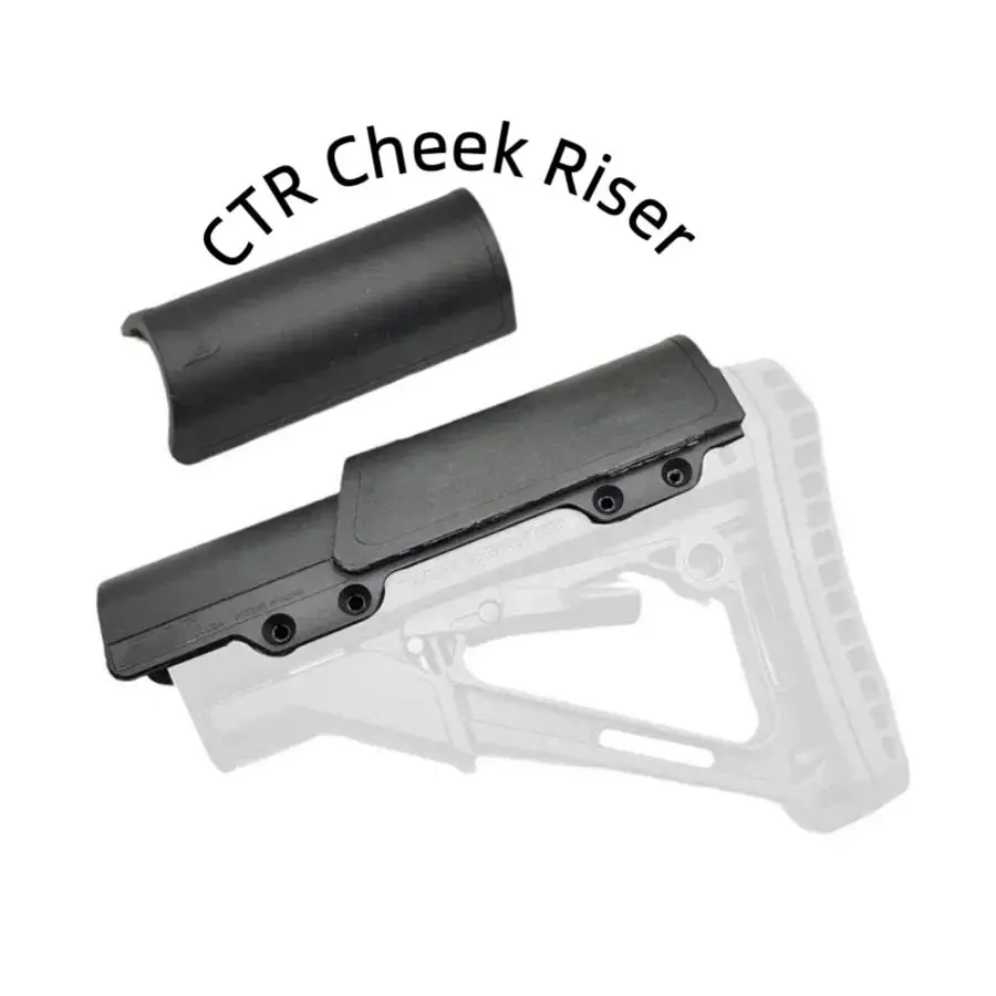 Wild CTR Cheek Riser Low Hight Version Nylon Non Gunstock Stock Buttstock AR 15 M4 Enhancer Airsoft Hunting Accessories Toy Part