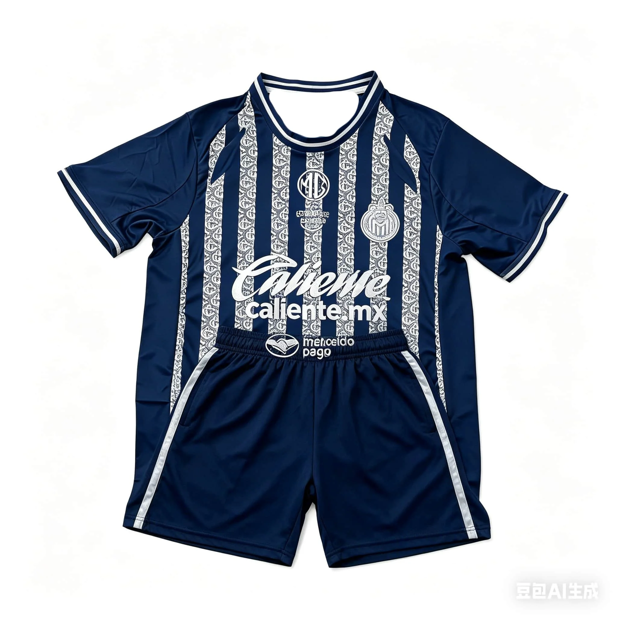 

Retro New Arrival Chivas Third Jersey T-Shirt Set Men Youth Adult Breathable Black White Green Raglan Sleeve Casual Shirt