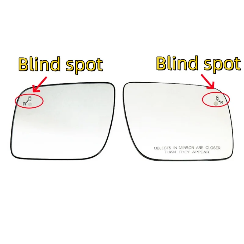 Car blind spot heating mirror For US Model Ford Explorer 11-19 rear view mirror parallel auxiliary blind spot lens reflector BSD