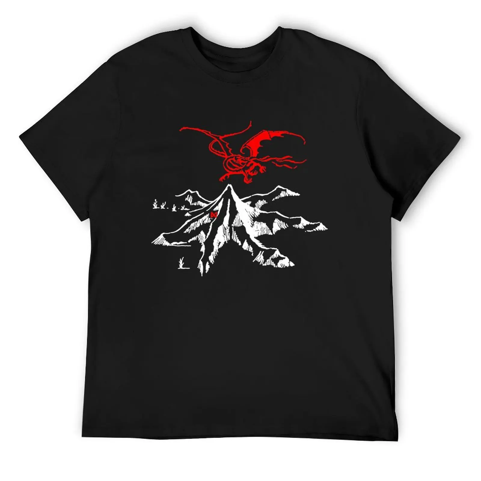 The Lonely Mountain T-Shirt graphic t shirts cute clothes summer top T-shirts for men cotton