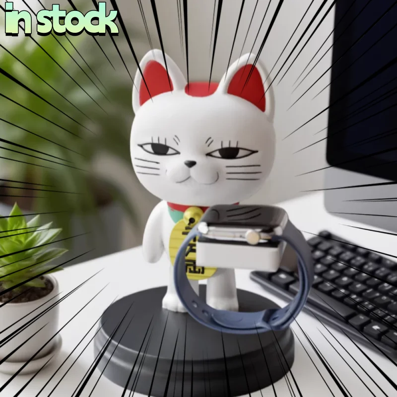 In Stock Dan Da Dan Apple Watch Charging Stand Turbo Granny 15cm Action Figures Model Toy Collect Decoration Toys Gift