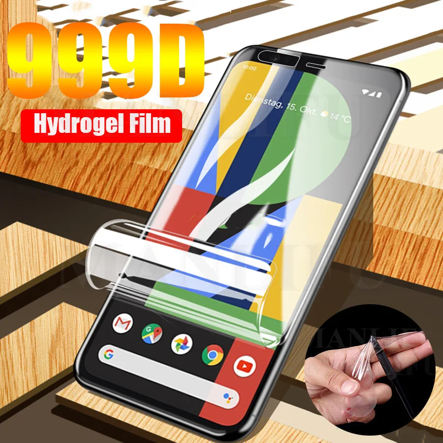 

3D Curved Full Hydrogel Film for Google Pixel 7 6 8 Pro 5 4XL 3XL 7a 2 XL Soft TPU Screen Protector for Google Pixel 6 4a 5a 5G