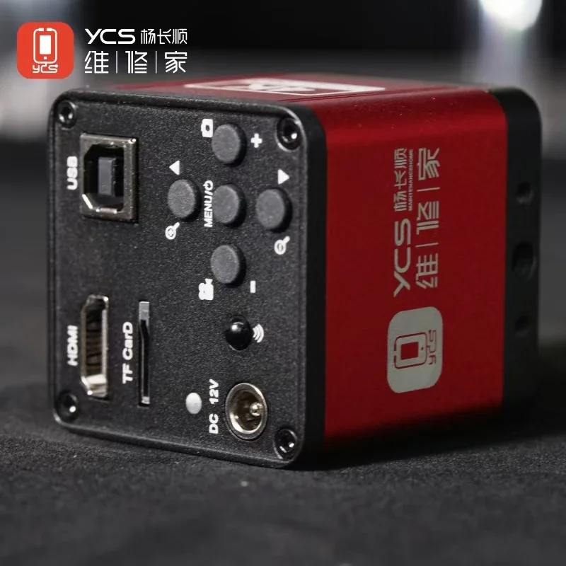 YCS Industrial Microscope Camera 4K Red High Pixel Camera Microscope FOR Trinocular Stereo Microscope PCB Soldering