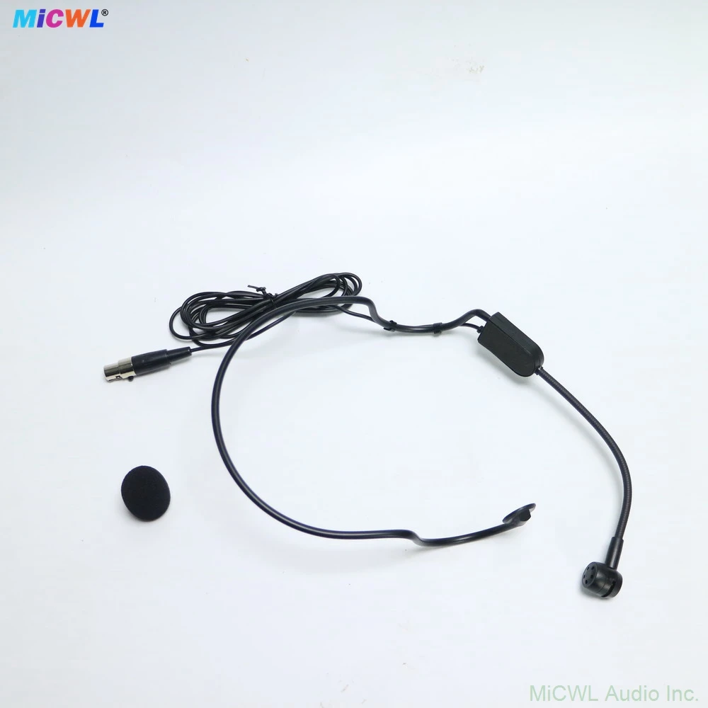 PGA31-Head Headset Microphone For Sennheiser Shure PGXD14 GLXD14 BLX1288 BLX14 Wireless Bodypack Transmitter 4Pin TA4F 3Pin TA3F