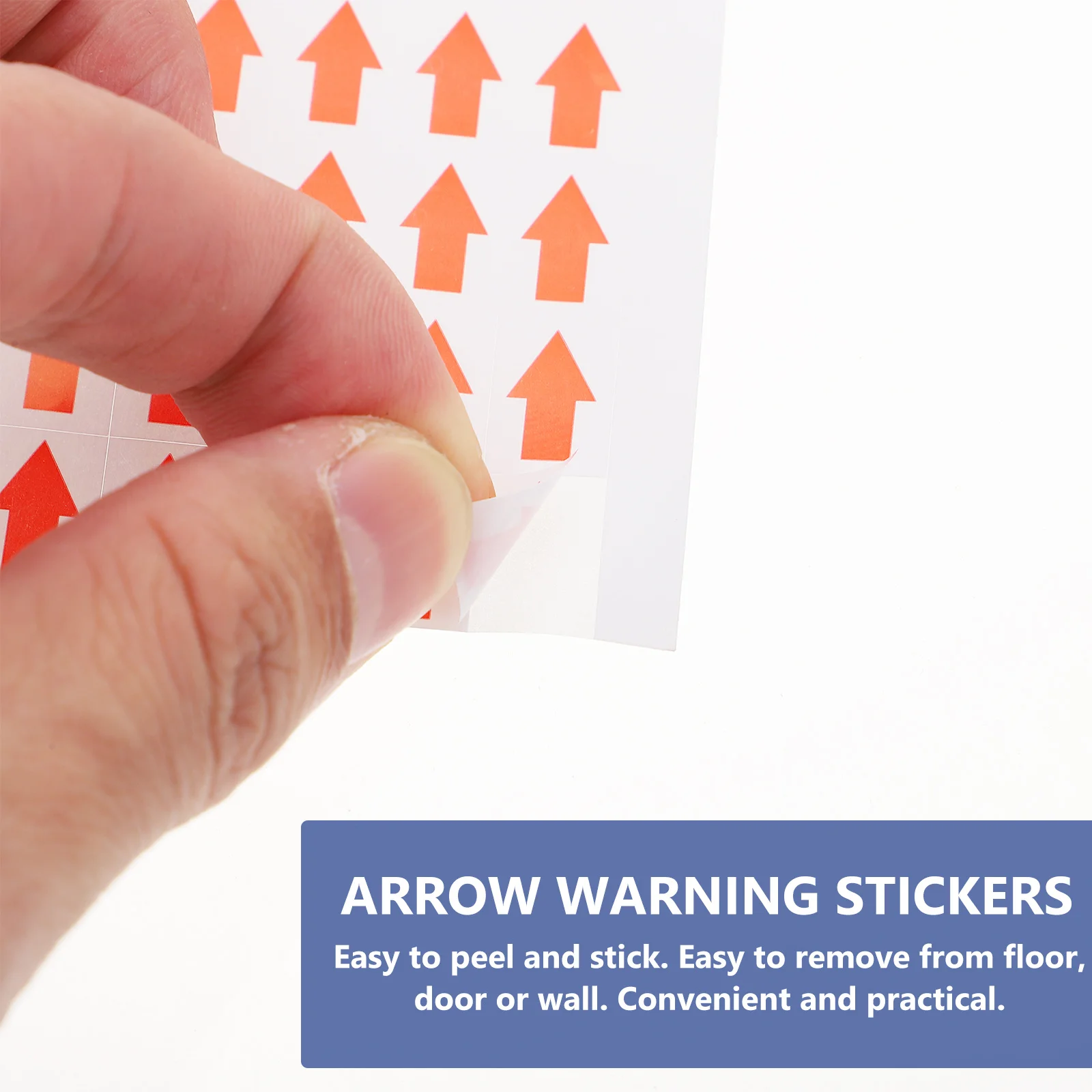 1000Pcs Arrowhead Directional Stickers Indicator Labels Easy Peel Practical Application for Factories Schools Warehouses