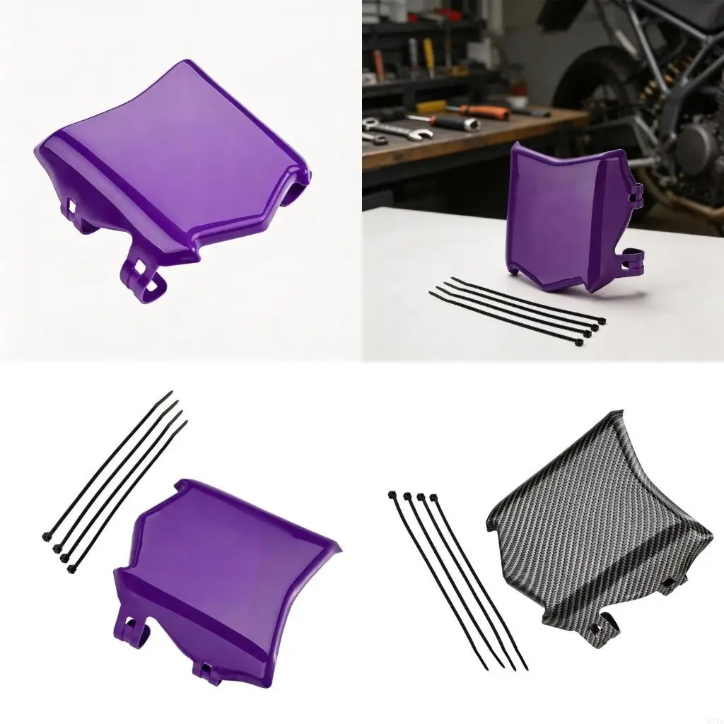 

Weatherproof Design ABS Motorcycle Windshield Cover Improves Riding Comfort And Safety Suitable For Various Bike Models D7YA
