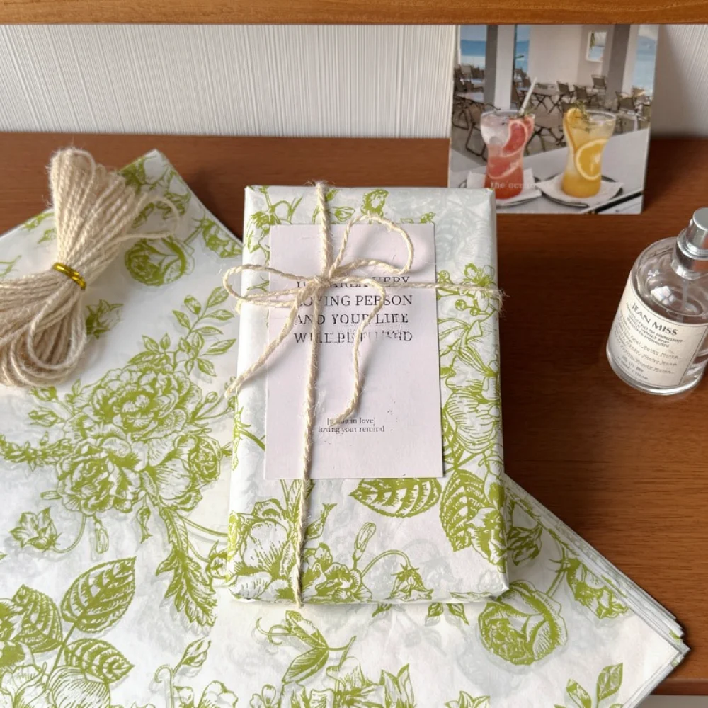 Gift Box Wrap Set - Delicate Tissue Paper Sheet Set With