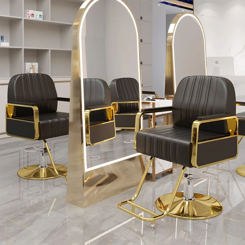 

Stylist Beauty Salon Chair 360 Degree Rotating Hair Chairs Lifting Function